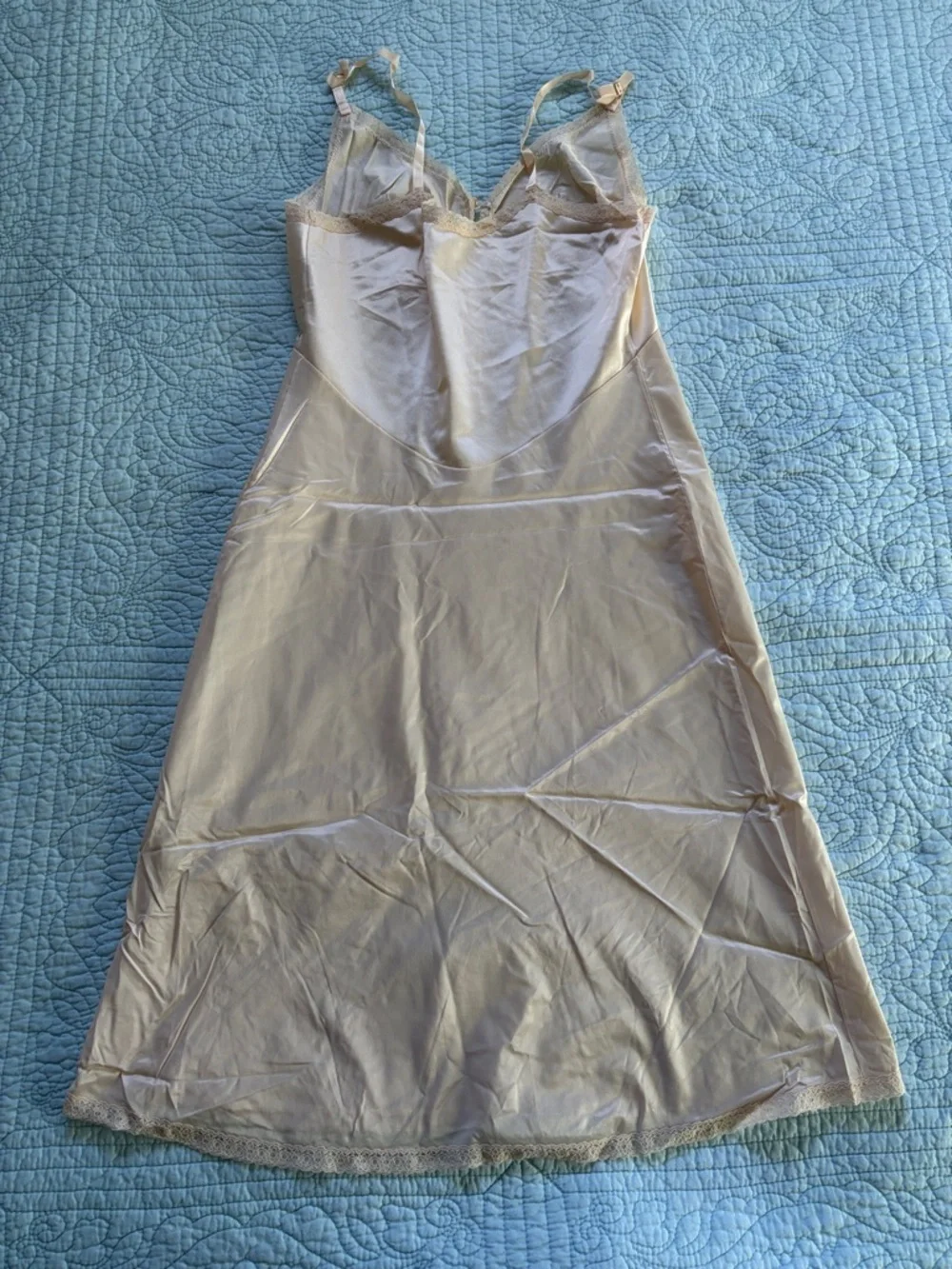Women's Beige Slip Dress - Picture 4 of 4